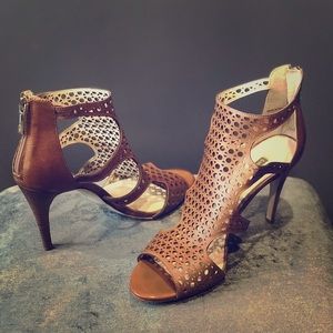 Louise et Cie Eyelet Leather Heels